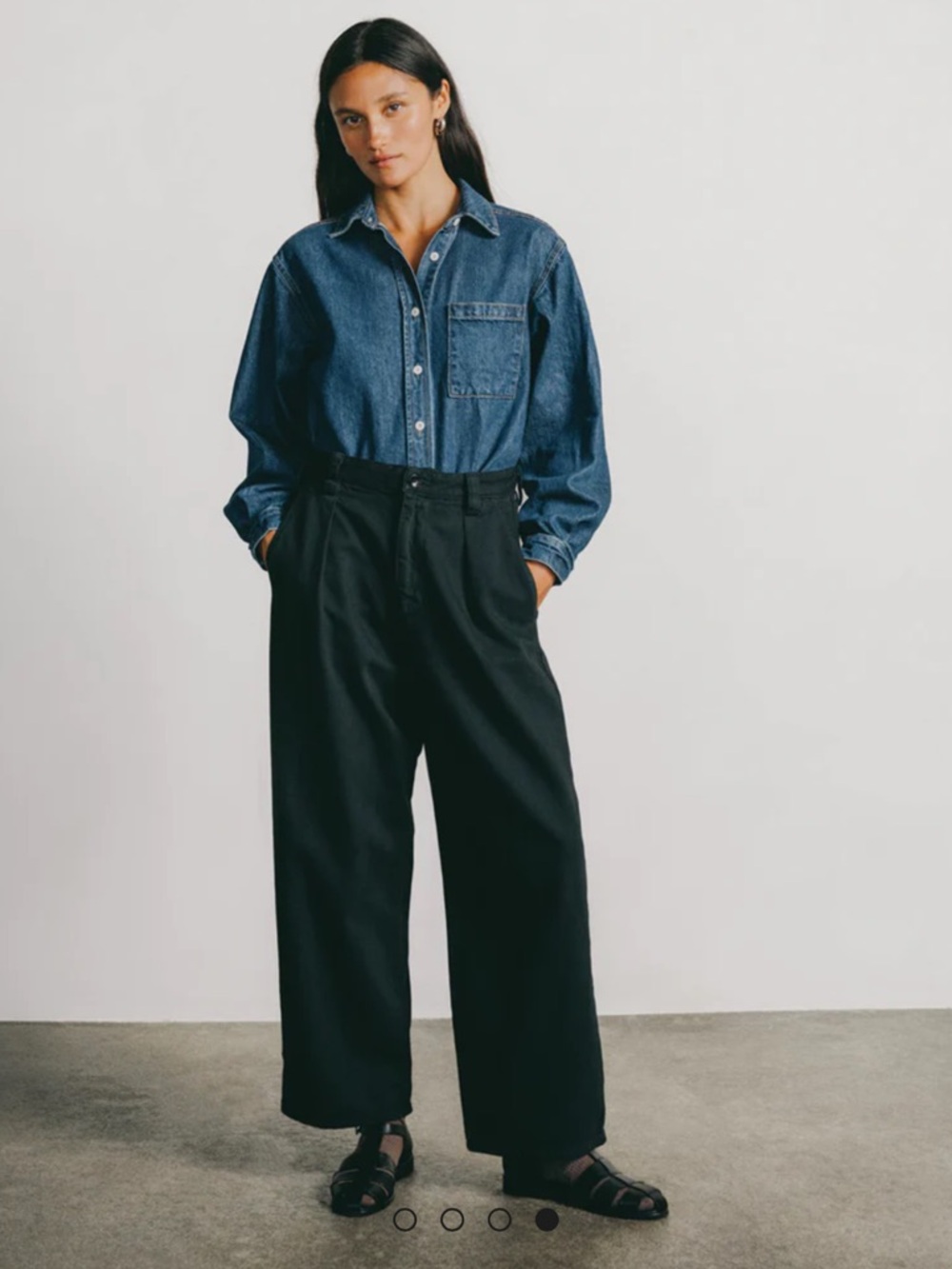 Ozma Field Pants, ink black
